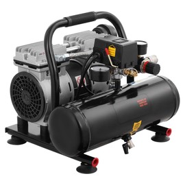 Happybuy 1 Gallon Air Compressor, 1HP 1.5 CFM, Oil-Free, Max 120PSI, Ultra Quiet 78dB, Portable for Auto Repair, Tire Inflation, Spray Painting