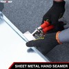 MAXPOWER Sheet Metal Hand Seamer, 3-inch and 6-inch Straight Jaw