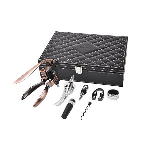 Tirrinia Wine Opener Set, 7 Pcs Premium Wine Bottle Corkscrew