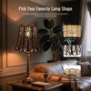 Antique bronze Oversized Lamp Shade,Tree Pattern Court Style Lampshades.