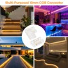 Cob LED Strip Connector 2-Pin 10 mm LED Strip Corner