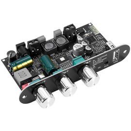 ZK-1001U - Amplificatore stereo HiFi Bluetooth 5.3 con circuito TWS & Boost, potenza di uscita 100 W, mini amplificatore audio per altoparlanti fai da te domestici e esterni, ingresso USB/AUX/BT, DC 9