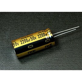(FG #46) 2pcs Nichicon FW 2200uf 50v Radial Electrolytic Capacitor for Audio NEW