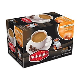 Indulgio Sweet and Salty Cappuccino Special Edition for Keurig K-Cup Brewers, 12 Count (Pack of 6) (Compatible with 2.0 Keurig Brewers)