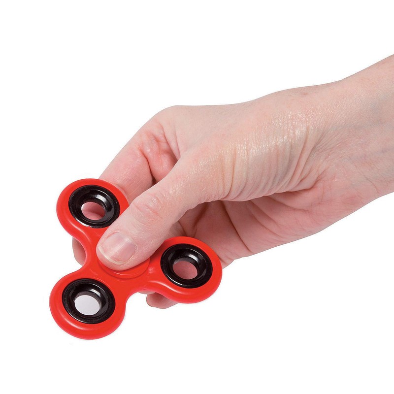 Fidget Spinners with Black Trim Assortment - Toys - 12
