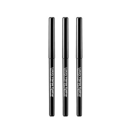 Kiss New York Professional Luxury Intense Eyeliner (3 PACK, Blackest Black)