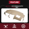 HECASA Tan Beige Molded Dash Cover Compatible with Lexus 2007-2009
