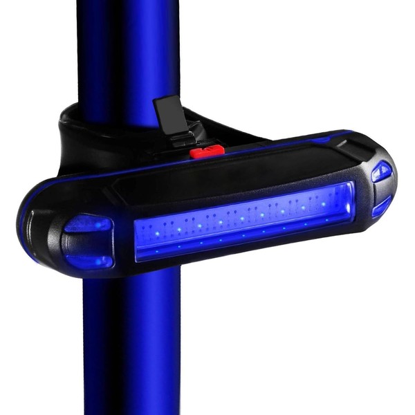 Tail Light, Bicycle Light, 3 Colors, Blue, Red, Green, LED
