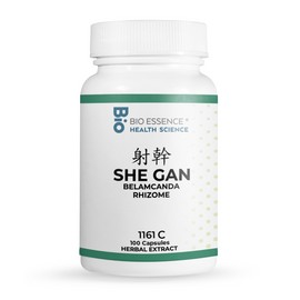 Bio Essence Health Science 1161C She Gan,  Belamcanda Rhizome (Raw), 100 Capsules/bottl