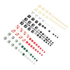 LALAFINA Pedicure Accessories 120pcs Toe Nail Art Decor for DIY Nail Art Designs at Home