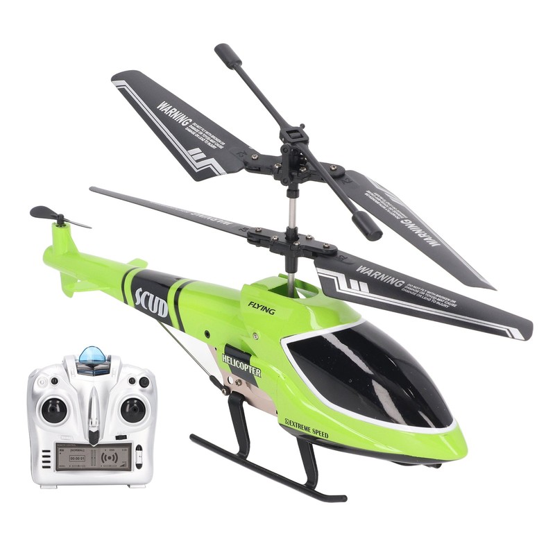 Remote Control Helicopter 2.4G Fixed Height Green Plastic Mini RC