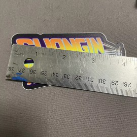 Back to the Future Swangin In The Rain Back to The Future Sticker, 4 inch Weather Proof Vinyl Decal