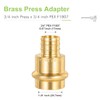 ORIANSE 10 Pack 3/4 Inch Press x 3/4" PEX Adapter