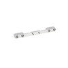 Luggage Rack License Plate Holder Silver for Simson S50 S51