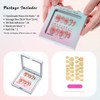 Sun&Beam Nails Handmade Nail Tip, Medium, Long, Almond, False Claws,