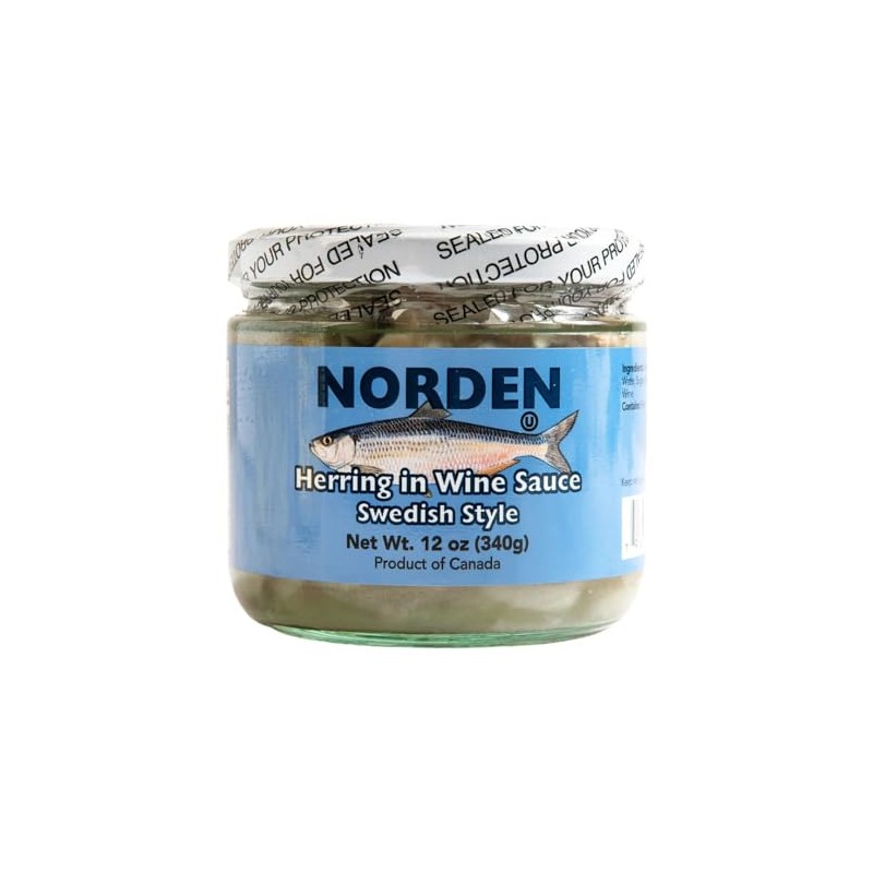 Norden Swedish Style Herring, 12oz (Wine Sauce)