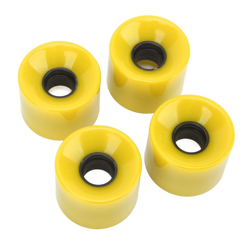 4PCS PU Skateboard Wheel Replacement Low Noise Multifunctional Land Surfboard