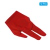 PATIKIL 3 Fingers Pool Gloves, 2 Pack Billiard Gloves Left