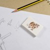 2 x 45mm 'Happy Cow' Erasers/Rubbers (ER00023061)