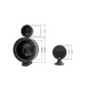 Universal Tweeter Pods for Midrange & Tweeter 2-Way Plastic Speaker