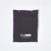 HOMESCAPES Percale Fitted Sheet Black 160 x 200 cm, Flat