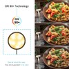 YGS-Tech LED Puck Lights, Under Cabinet Lighting Black Trim, 3000K