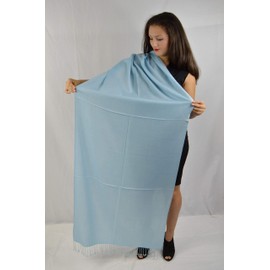 Light Weight Shawl/Summer Shawl/Fancy Shawl/Sheer Pashmina/Water Pashmina/Shawl (Aqua))