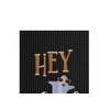 C&F Home Hey Ghoul Hey Towel Black