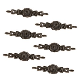 COHEALI 6pcs Zinc Alloy Cabinet Handles Stylish Pulls for Doors and Wardrobes Durable Replacement Parts for Easy Installation and Compact Design