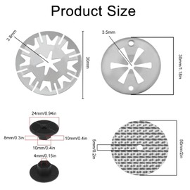15PCS Heat Shield Repair Kit, Exhaust Heat Shield Clips Repair Kit, Heat Protection Plate Repair Kit