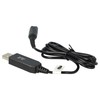 vhbw Charging Cable Compatible with Braun Multi Grooming Kit MGK