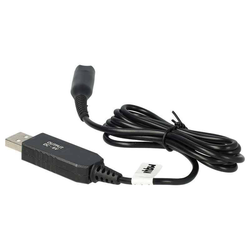 vhbw Charging Cable Compatible with Braun Multi Grooming Kit MGK