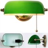 somesino Traditional Banker Wall Lamp Green Banker Light Retro Reading