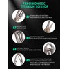 TIKIDESIGN Titanium Nose Hair Scissors