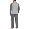 PrinStory Men's Pajama Set Sleepwear Pjs Lightweight Long Sleeve Crewneck