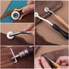 KIDENEI 66 PCS Leather Working Tools and Supplies with Stamping