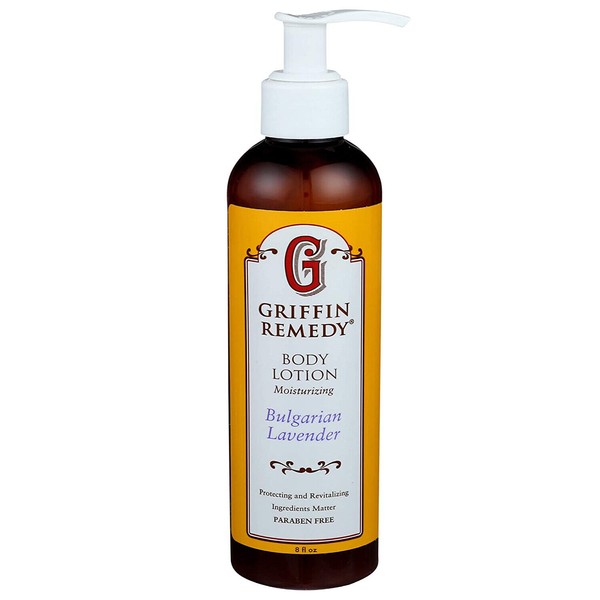 Griffin Remedy Body Lotion with MSM, Bulgarian Lavender, 8 Ounce