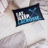 Eat Sleep Lacrosse Pillowcase | Guys Lacrosse Pillowcase Home Decor