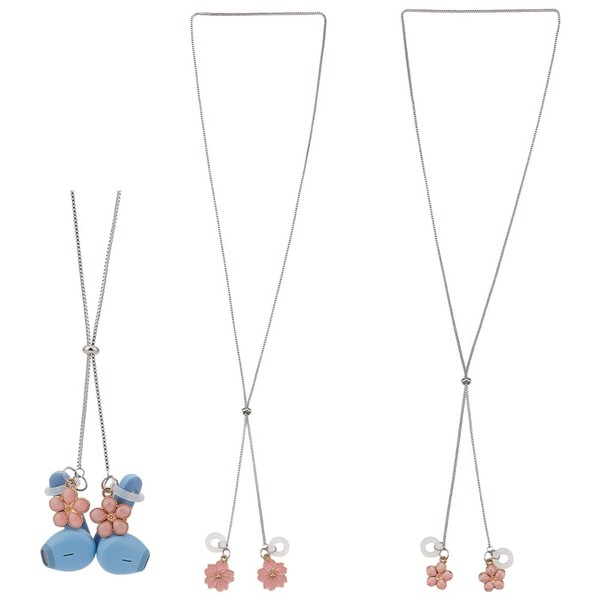 DELORIGIN 2 Stück Kopfhörer Kabelband Mit Anti Lost AirPods Kettenhalter