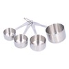 4PCS/Set Stainless Steel Measuring Cup Kitchen Measuring Spoon with Scale