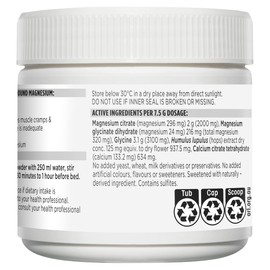 Blackmores Sleep Sound Magnesium Powder 187.5 g, White