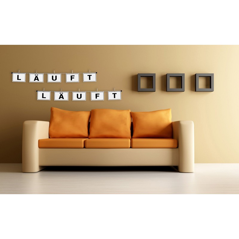 LeTOMA - High-quality steel photo rope with rustic wooden clips
