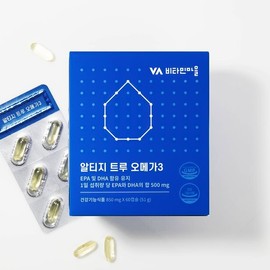 Vitaminmall 노르웨이 Epax원료 rTG 알티지오메가3 트루 10박스 총600캡슐 20개월분 Norwegian Epax Raw Material rTG Alti Omega-3 True 10 Boxes Total 600 Capsules 20 Month Supply