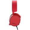 SteelSeries Arctis Over Ear Gaming Headset, red