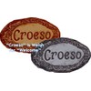CROESO Garden Stone Plaque Mould Reusable ABS Mold for Concrete