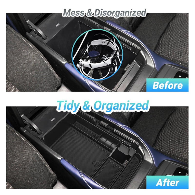 Sinminou Center Console Organizer Compatible with 2020-2025 Mazda CX-30 Accessories,