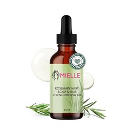 Mielle Organics Aceite para fortalecer el cuero cabelludo y el cabello con biotina y aceites esenciales, tratamiento nutritivo para puntas abiertas, cuero cabelludo seco y crecimiento del cabello, seguro para todo tipo de cabello, 2 onzas líquidas