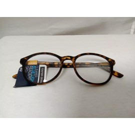 Foster Grant Mackie Tor Round BlueLight Readers W/ Soft Case - +3.00 strength