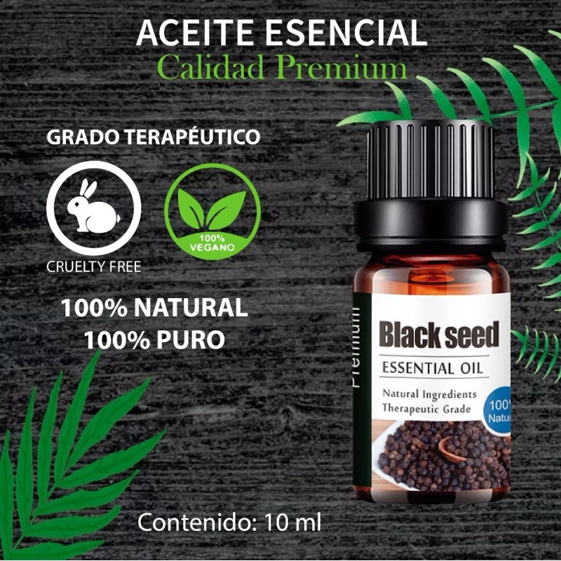 UVa Natural Aceite Esencial De Semilla Negra 100% Puro Uva