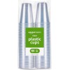 100-Pack 9 oz Clear Disposable Plastic Cups | Heavy Duty